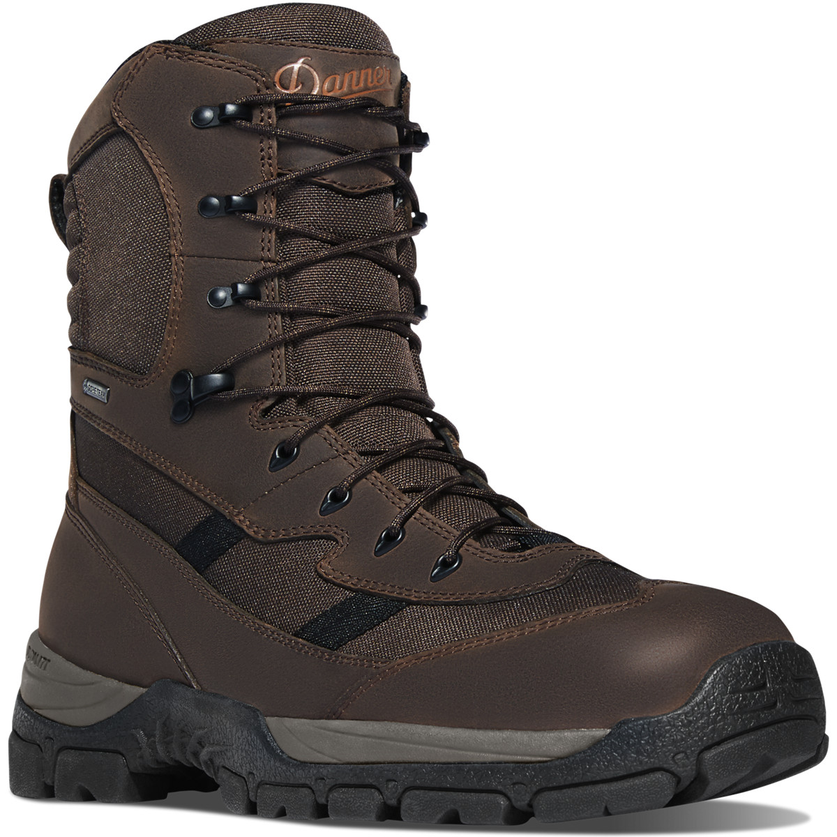 Danner Mens Alsea Hunting Boots Dark Brown - DFL165240